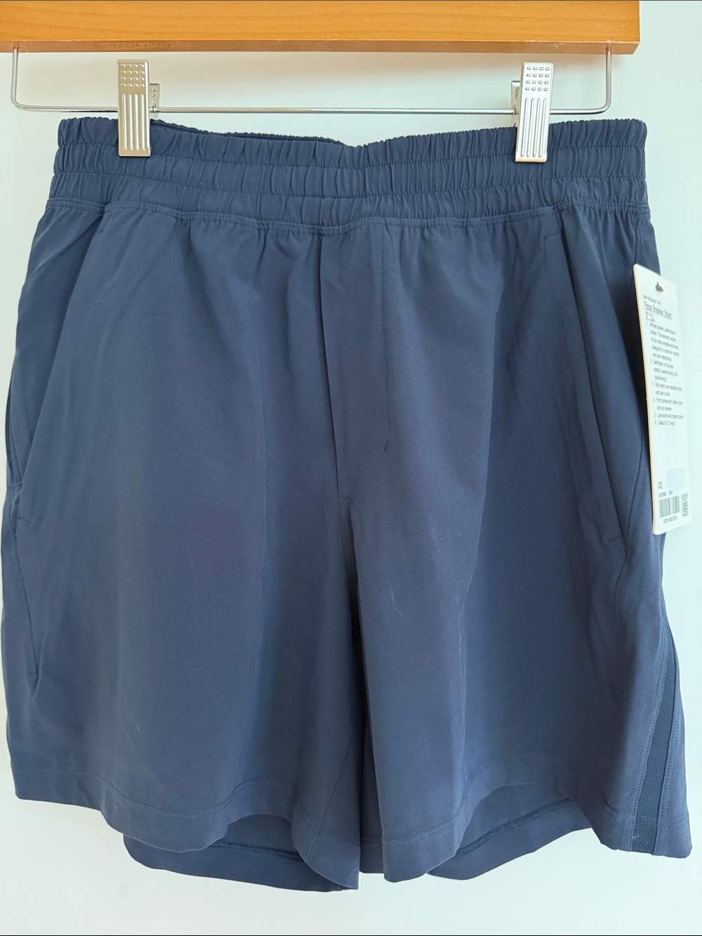 lululemon athletica Men's Deep Navy Performance Shorts - Picture 5 of 5